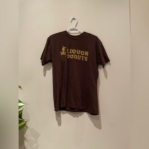 (Liquor Donuts) Graphic Tee (Brown)